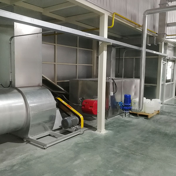 Seat spray assembly line