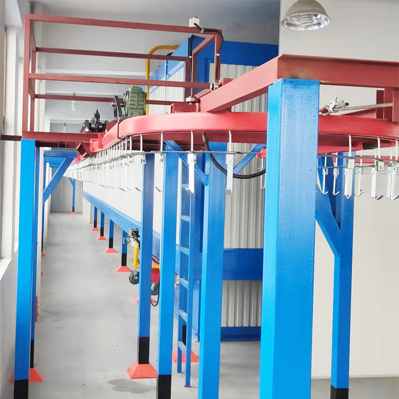 Door lock door handle paint equipment assembly line