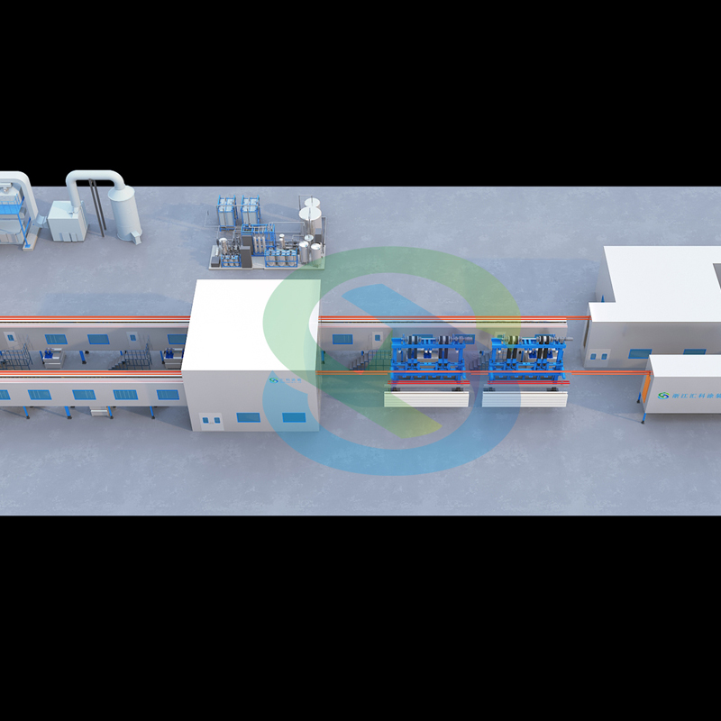 Environmentally friendly automatic electrophoresis assembly line (large electrophoresis)